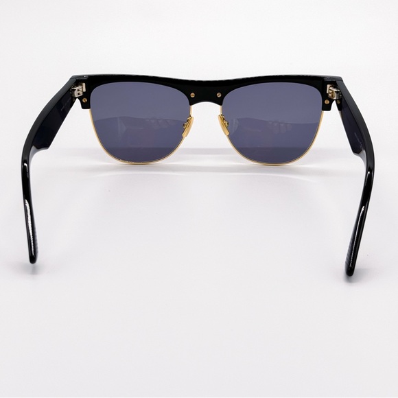 NEW BOTTEGA VENETA BV1003S 001 SQUARE BLACK GREY UNISEX SUNGLASSES - Picture 5 of 9